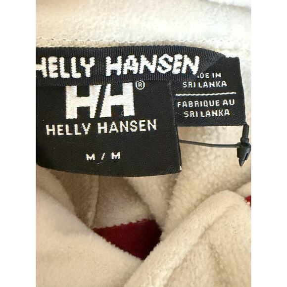 Helly Hansen Jacket Mens Medium Fuzzy Fleece Full Zip Colorblock Outdoors Preppy - Picture 4 of 8